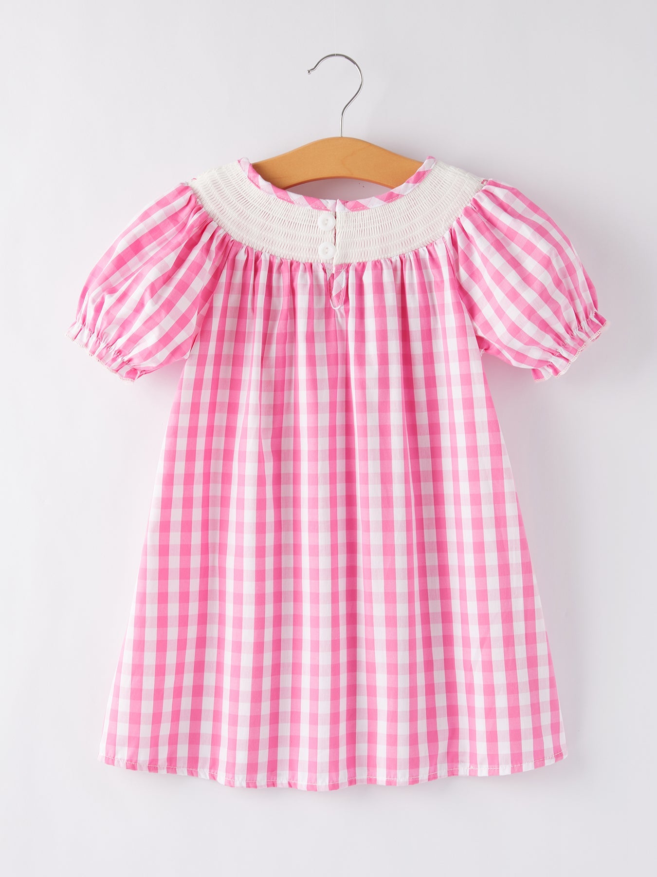 Krania Horse Embroidery Smocking Dress