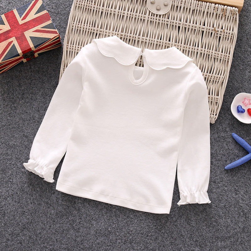 Madison Cute Doll Collar Long Sleeve Top