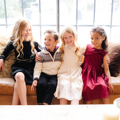 Organic Gold Tipped Sweater Dress - Baby