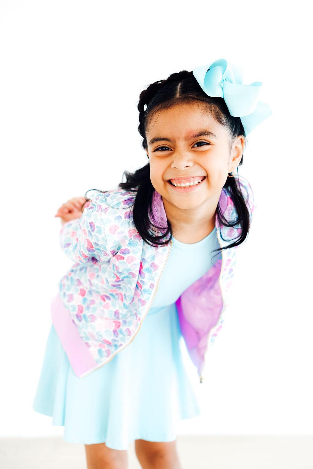 Rikermis Mermaid Scales Satin Jacket