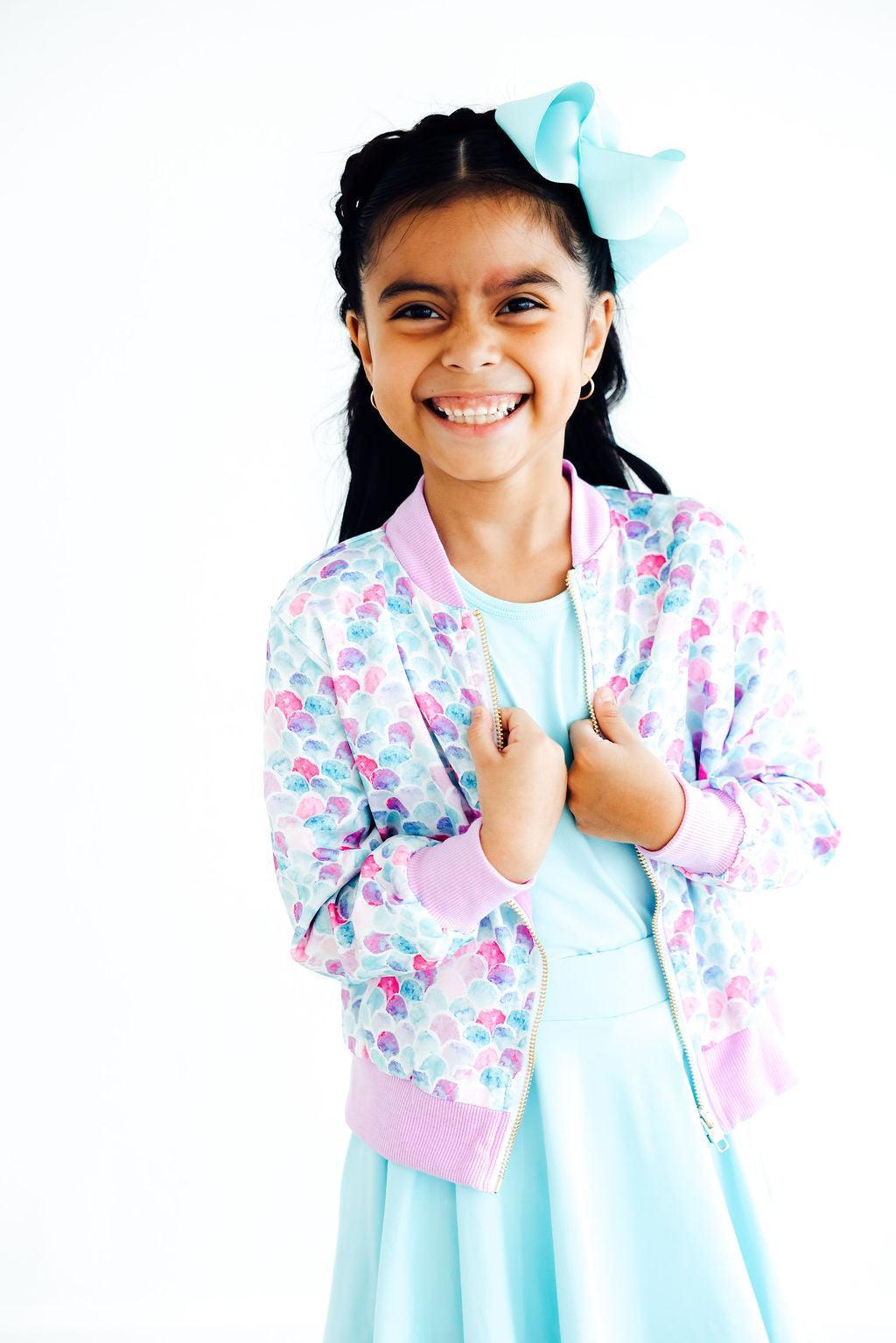 Rikermis Mermaid Scales Satin Jacket