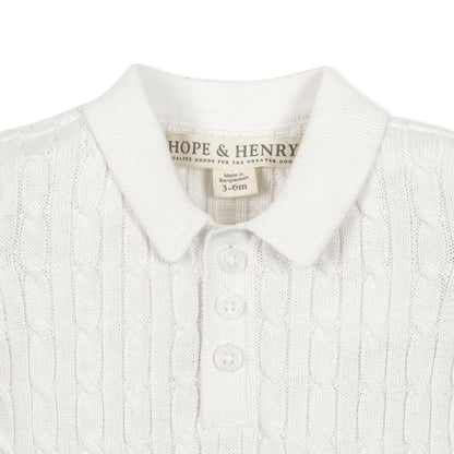 Messiah Organic Shortie Cable Sweater Romper