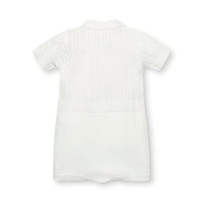 Messiah Organic Shortie Cable Sweater Romper