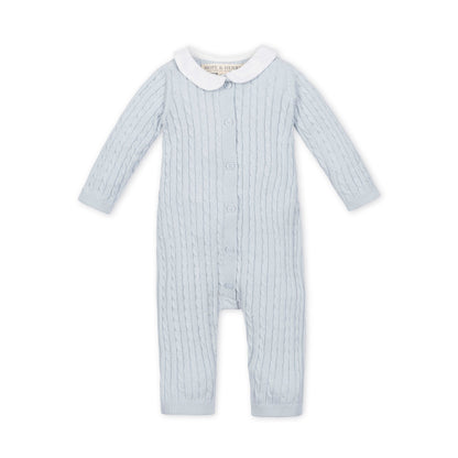 Joelly Organic Peter Pan Collar Sweater Romper