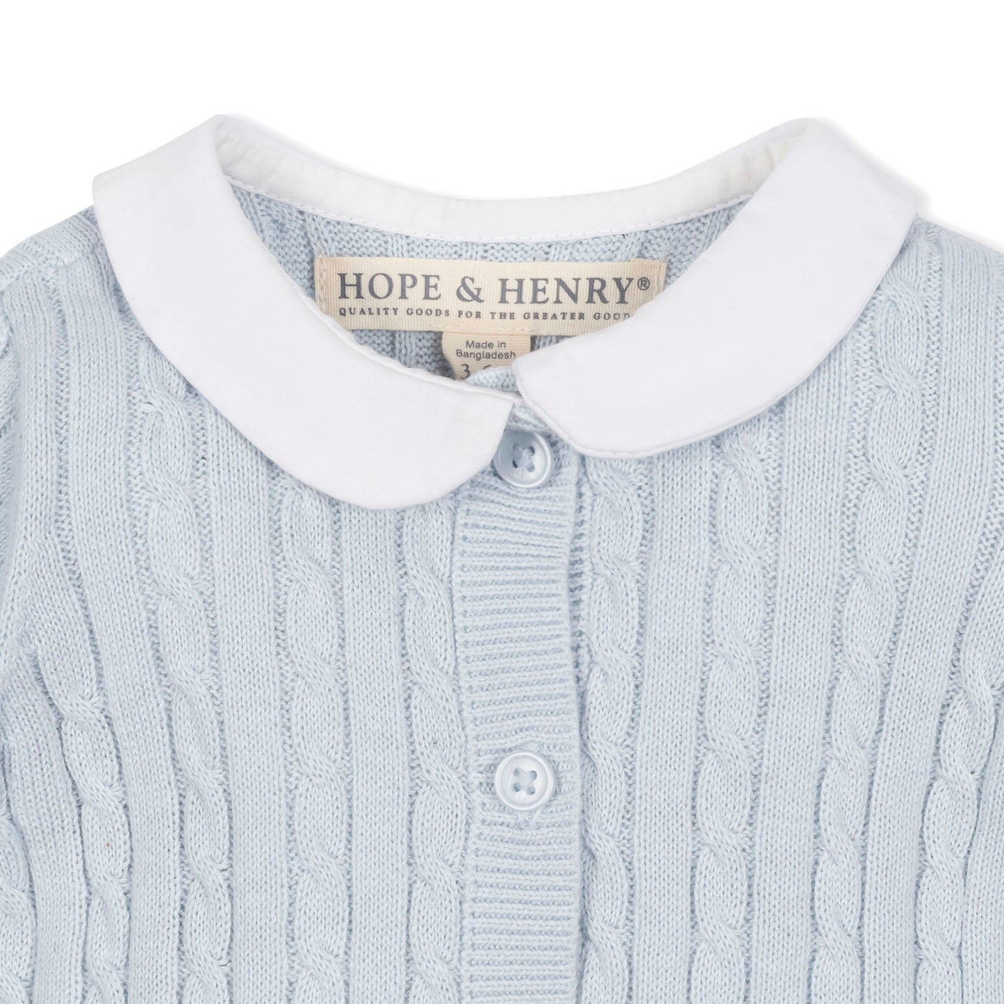 Joelly Organic Peter Pan Collar Sweater Romper