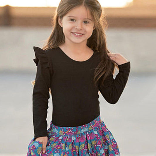 Isabella Girls' cotton long sleeve T-shirt