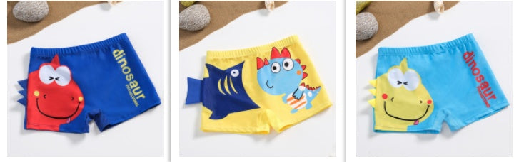 Jack Swimsuit Cute Cartoon Big Children Print Shorts