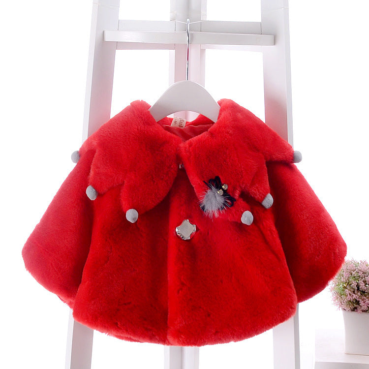 Amelia Children's  Wear Baby Heavy Cape Baby Cape Coat