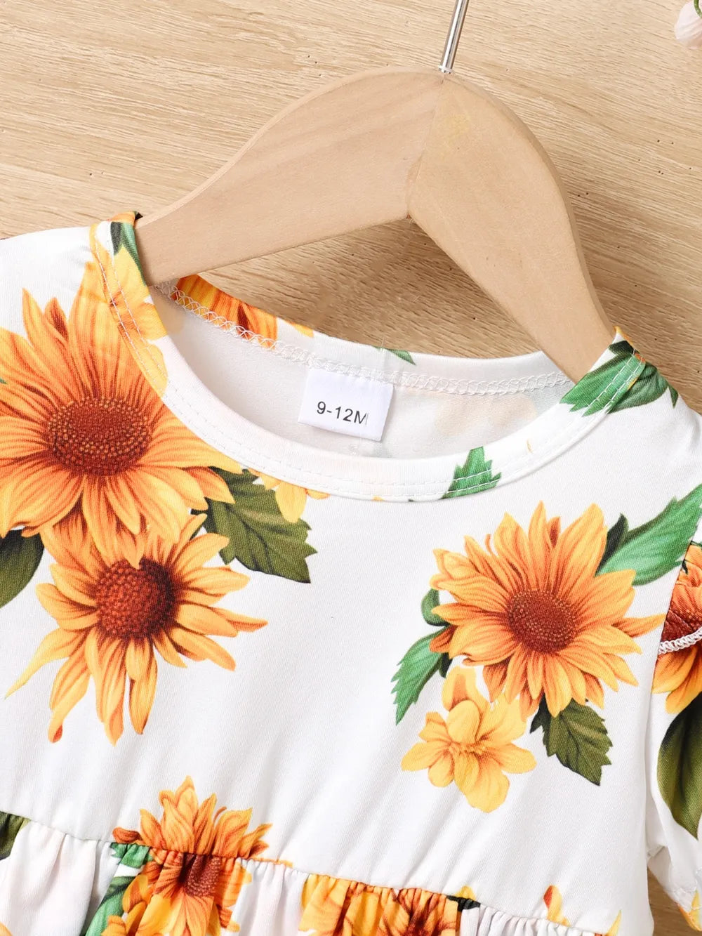 Selene Sunflower Ruffled Short Sleeve Top and Shorts Set - GuGuTon baby store - Baby Fashion - Toddlers Outfits - Babies Outfits - Toddler Clothes - Kids Clothing - Newborn Clothes - Newborn Wear - Kids Wear - Trending Clothes - Trending Outfits - Fall Fashion - Winter Fashion - Girls Clothes - Boys Clothes - Babies Wear - Kids Accessories - KidsWear - Summer Clothes - Summer Fashion - Summer Trend - Falls Sweaters - Tops - Bottom - Jeans - Blouse - Dresses - Newborn Dresses - Toys