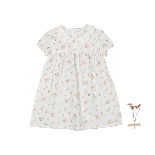 The Dressy Short Sleeve Collar Dress - Seashell