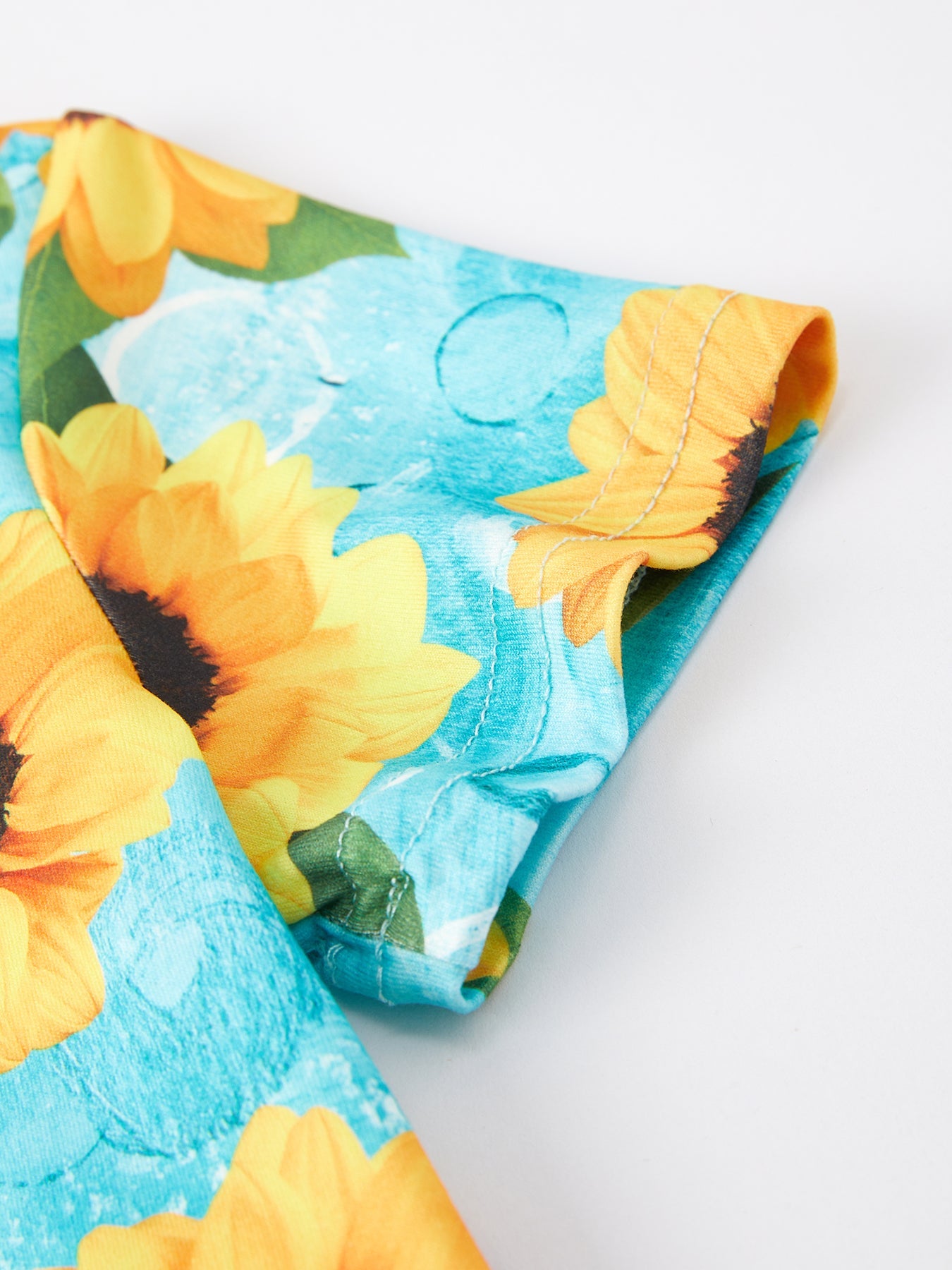 Yenn Sunflower Girls' Milk Silk Dress 3-piece Set