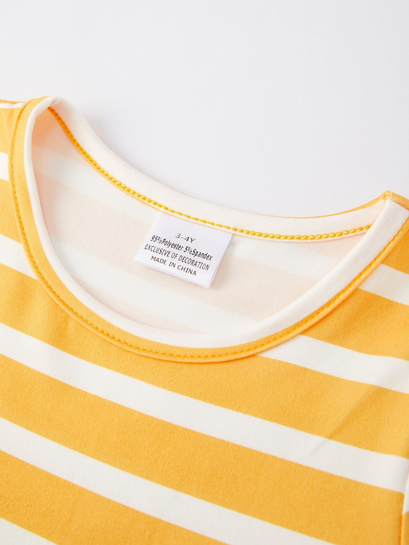 Yenn Sunflower Girls' Milk Silk Dress 3-piece Set