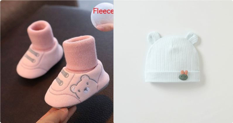 Angel Baby Cloth Shoes Simple Baby Indoor Non-slip Toddler Shoes