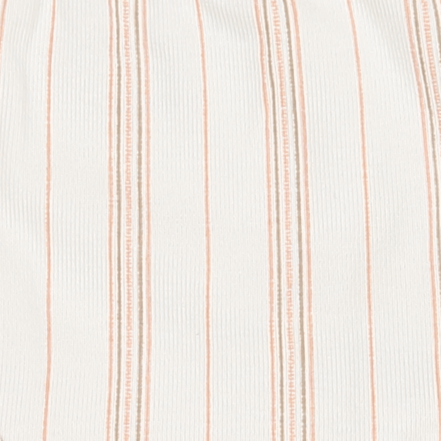 The Printed Long Sleeve Dress - Rose Stripe