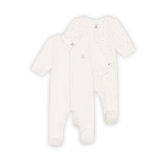 Jace 2-Pack Velour Baby Pajamas