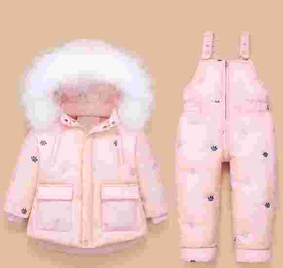 Eiline Baby Winter Down Jacket Set - Two-Piece Outfit