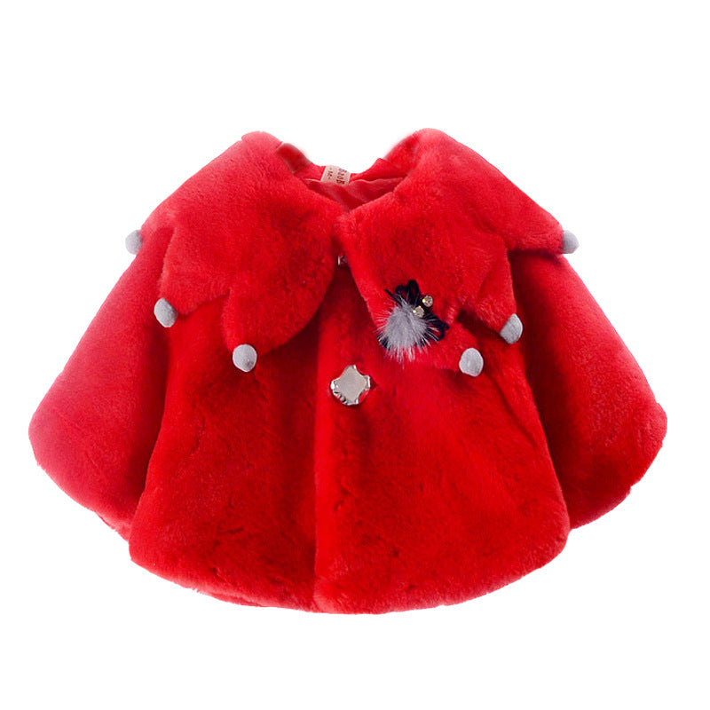 Amelia Children's  Wear Baby Heavy Cape Baby Cape Coat