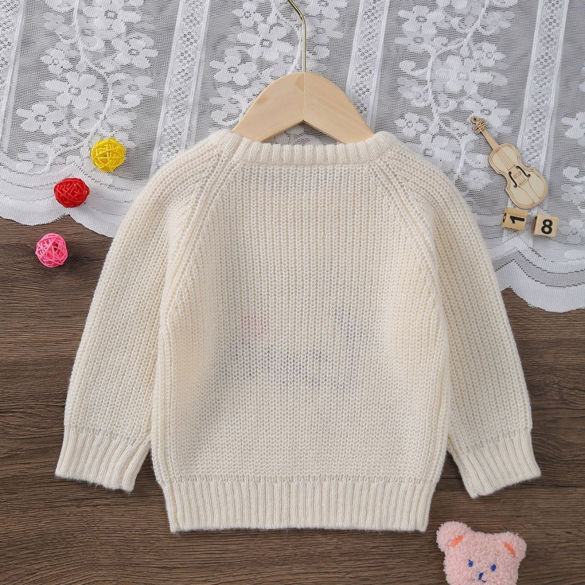 Layla Infant Knitted Pullovers Alphabet Embroidery Warm Sweater - GuGuTon baby store - Baby Fashion - Toddlers Outfits - Babies Outfits - Toddler Clothes - Kids Clothing - Newborn Clothes - Newborn Wear - Kids Wear - Trending Clothes - Trending Outfits - Fall Fashion - Winter Fashion - Girls Clothes - Boys Clothes - Babies Wear - Kids Accessories - KidsWear - Summer Clothes - Summer Fashion - Summer Trend - Falls Sweaters - Tops - Bottom - Jeans - Blouse - Dresses - Newborn Dresses - Toys