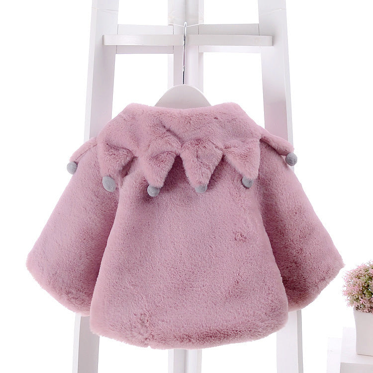 Amelia Children's  Wear Baby Heavy Cape Baby Cape Coat