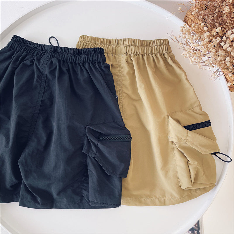 Gabriel Boys Summer Loose Casual Cargo Shorts