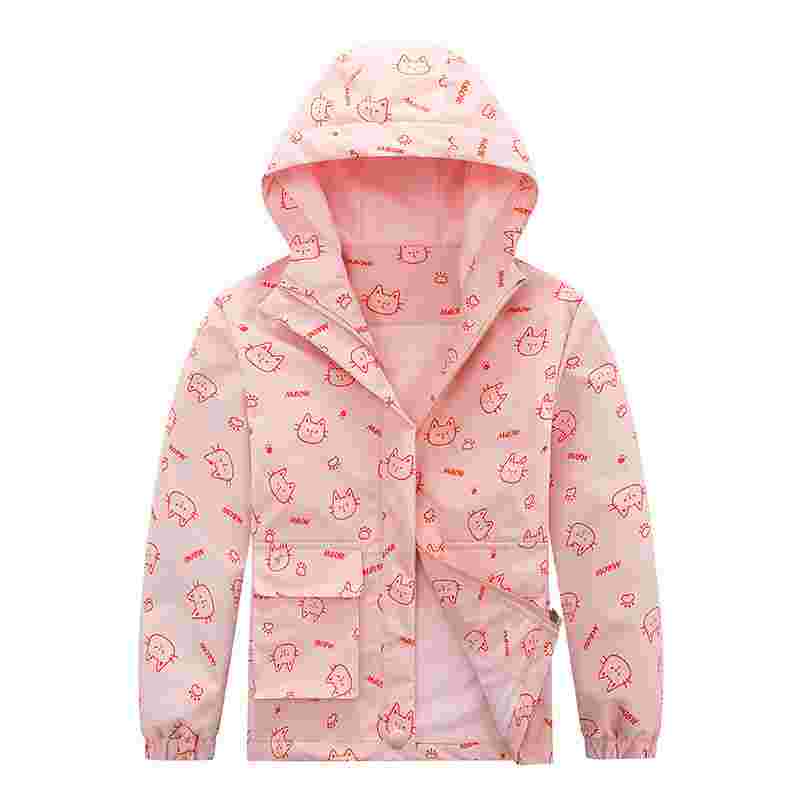 Carmen Kids Camouflage Windproof Waterproof Jacket Fleece-lined