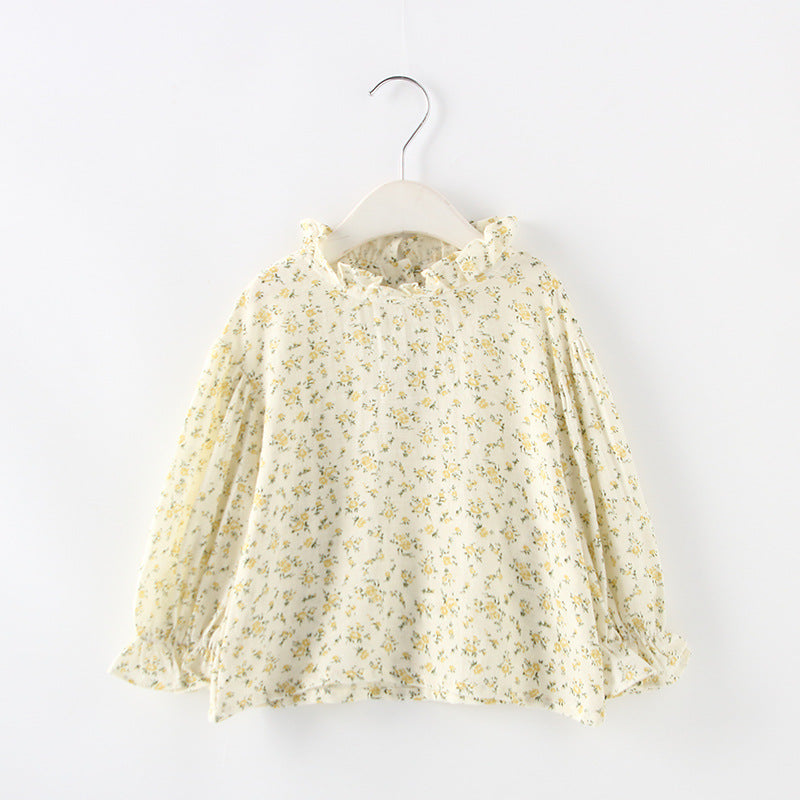 Harper Spring New Children's Japan And South Korea Magnanimous Cotton Crinkle Tops