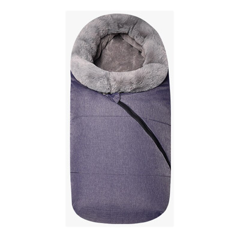Newborn Baby Winter Warm Sleeping Bags Infant Button Swaddle Wrap