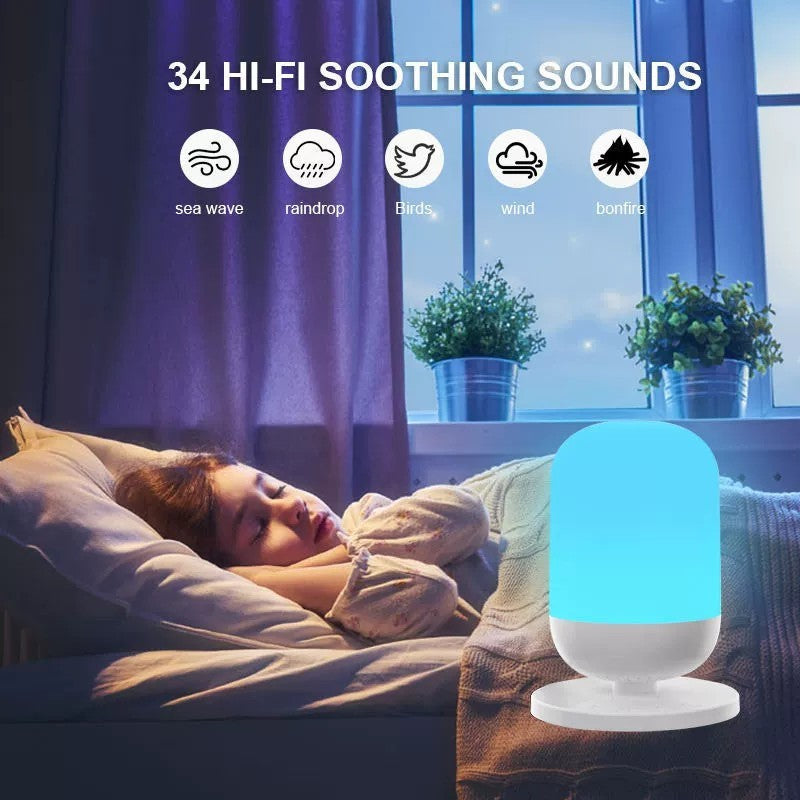 HarmoniGlow Usb White Noise Music Small Night Lamp Smart Sleeping Aid Instrument