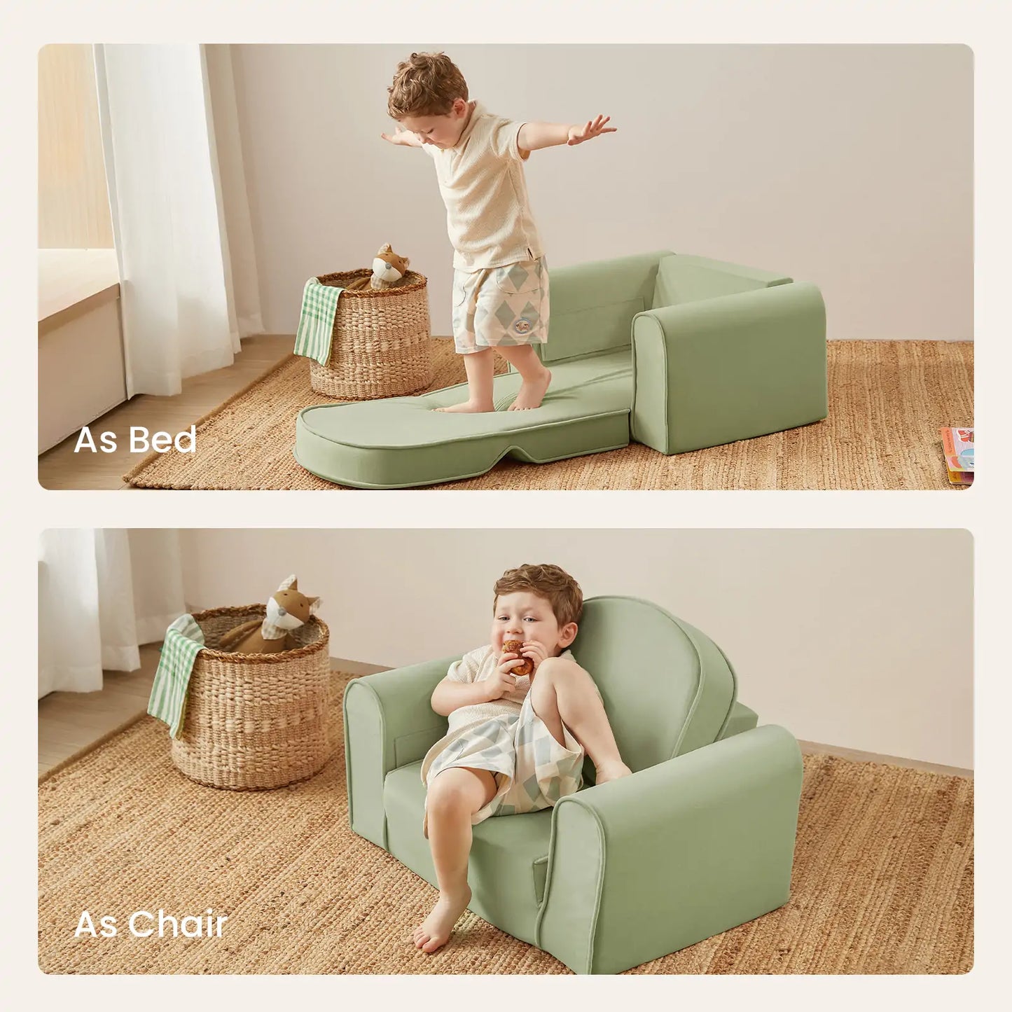 GentleSnug Kid Chair - Sage