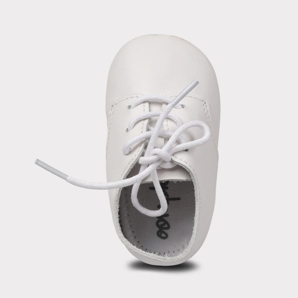 August Girls Crib Lace-Up Shoe - GuGuTon baby store - Baby Fashion - Toddlers Outfits - Babies Outfits - Toddler Clothes - Kids Clothing - Newborn Clothes - Newborn Wear - Kids Wear - Trending Clothes - Trending Outfits - Fall Fashion - Winter Fashion - Girls Clothes - Boys Clothes - Babies Wear - Kids Accessories - KidsWear - Summer Clothes - Summer Fashion - Summer Trend - Falls Sweaters - Tops - Bottom - Jeans - Blouse - Dresses - Newborn Dresses - Toys