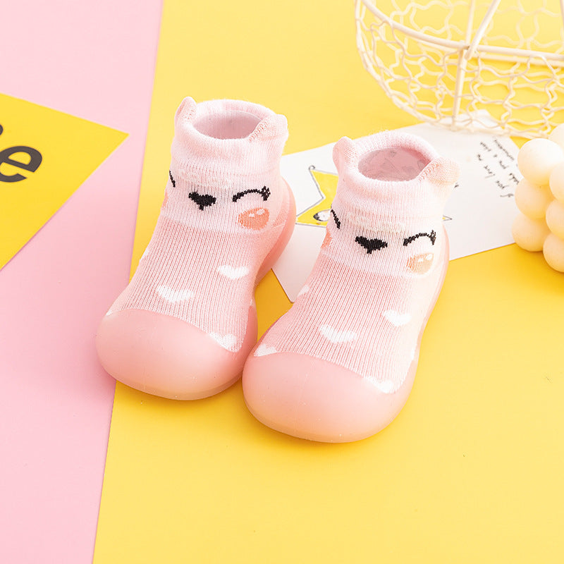 Manny New Children's Socks Baby Toddler Soft-soled Floor Shoes
