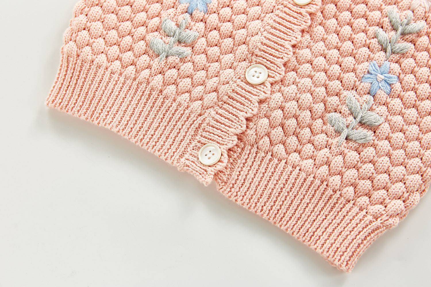 Scarlett Hand-embroidered Jacket Top All-match Cardigan - GuGuTon baby store - Baby Fashion - Toddlers Outfits - Babies Outfits - Toddler Clothes - Kids Clothing - Newborn Clothes - Newborn Wear - Kids Wear - Trending Clothes - Trending Outfits - Fall Fashion - Winter Fashion - Girls Clothes - Boys Clothes - Babies Wear - Kids Accessories - KidsWear - Summer Clothes - Summer Fashion - Summer Trend - Falls Sweaters - Tops - Bottom - Jeans - Blouse - Dresses - Newborn Dresses - Toys