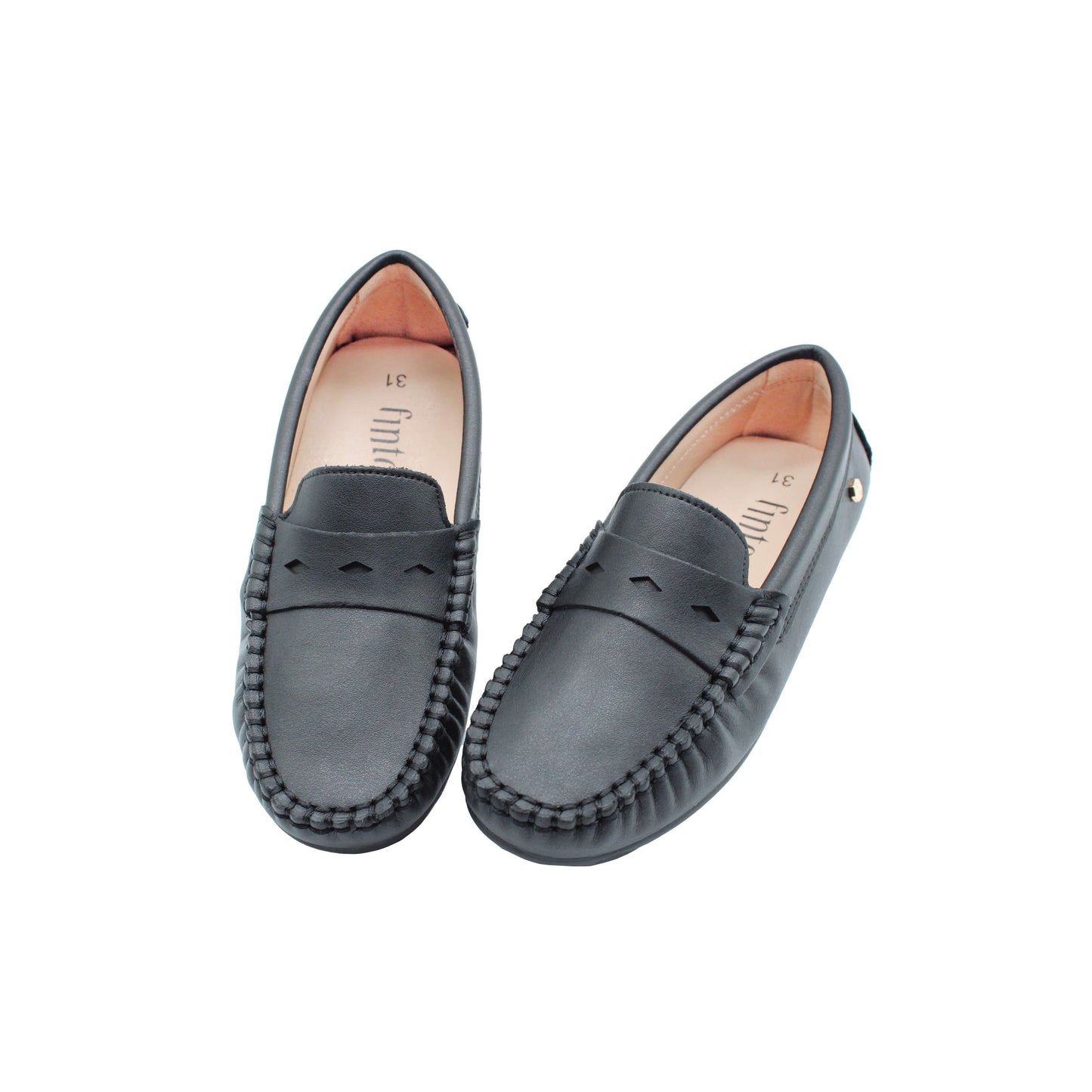 Riley Black Leather loafer