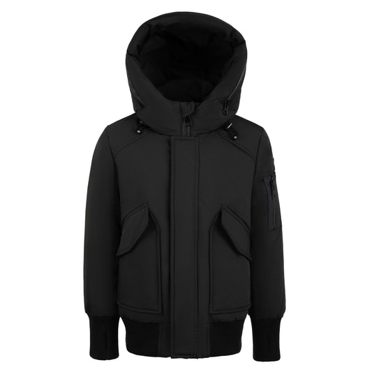 Aiden Boys Black Jacket without Furr