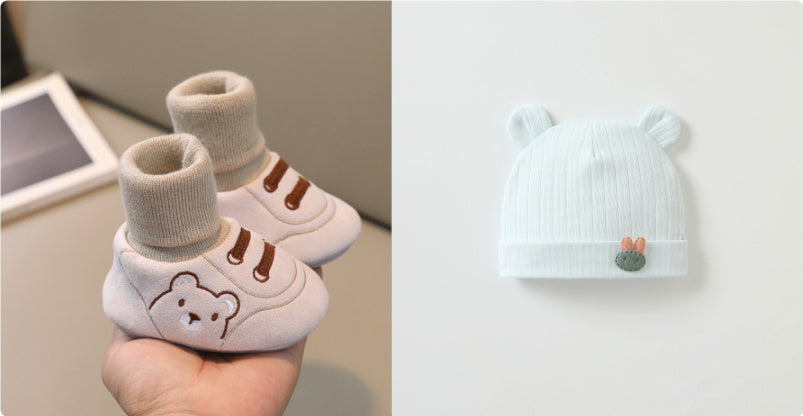 Angel Baby Cloth Shoes Simple Baby Indoor Non-slip Toddler Shoes