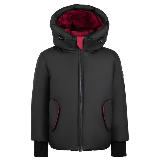 Isaac Red Contrast Detailing Warm Coat