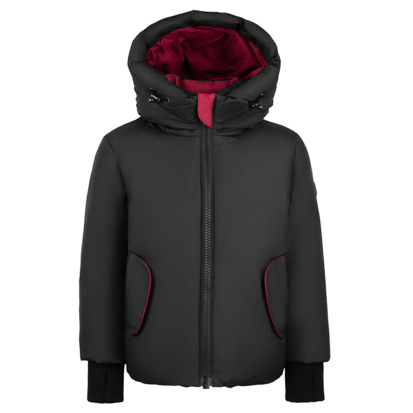 Isaac Red Contrast Detailing Warm Coat