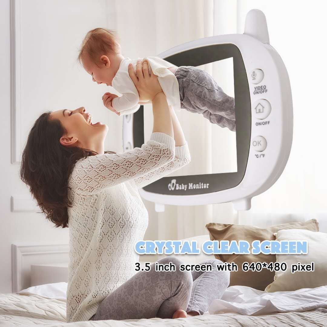 BabyBuzz Buddy 3.5 inch baby care device night vision monitor