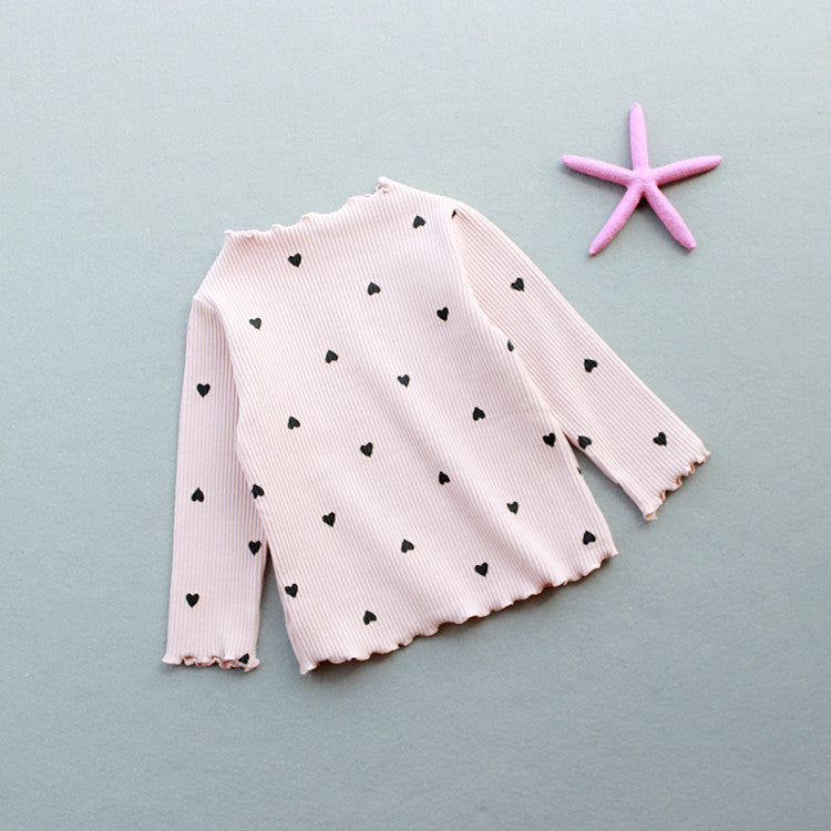 Ella Love long-sleeved T-shirt children's bottoming shirt - GuGuTon baby store - Baby Fashion - Toddlers Outfits - Babies Outfits - Toddler Clothes - Kids Clothing - Newborn Clothes - Newborn Wear - Kids Wear - Trending Clothes - Trending Outfits - Fall Fashion - Winter Fashion - Girls Clothes - Boys Clothes - Babies Wear - Kids Accessories - KidsWear - Summer Clothes - Summer Fashion - Summer Trend - Falls Sweaters - Tops - Bottom - Jeans - Blouse - Dresses - Newborn Dresses - Toys