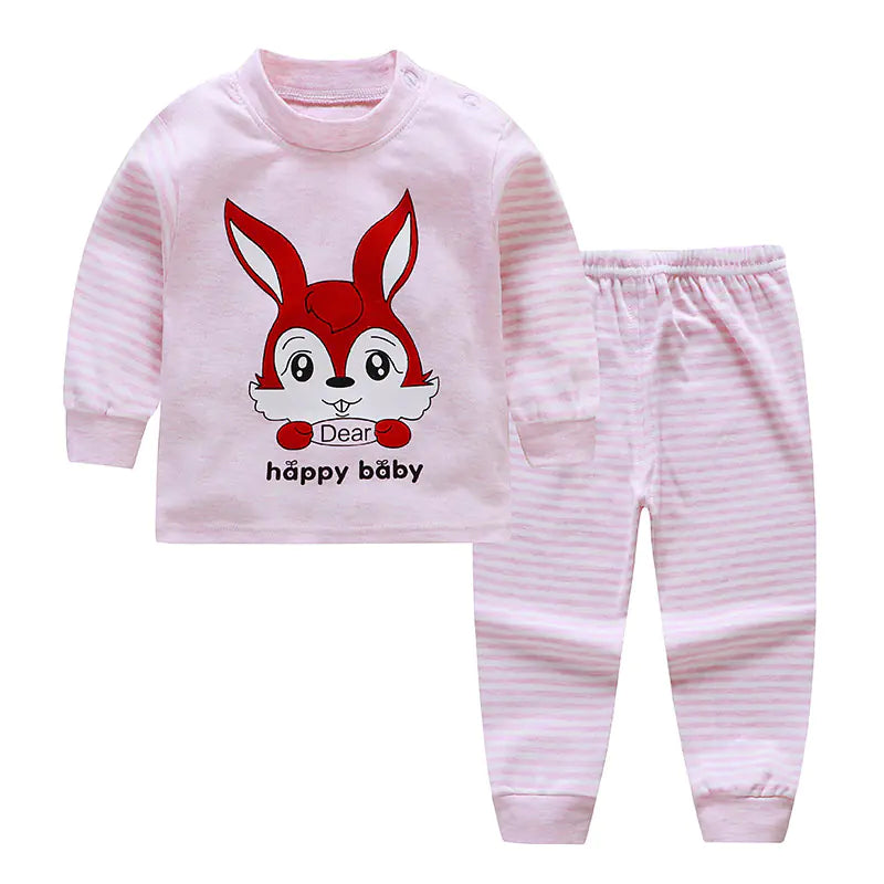 Coco Cotton Pajama Set for Kids 0-5 Years with Cartoon Design