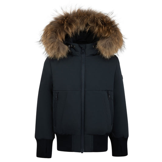 Wyatt Pramie Boys Matte Navy Jacket Stylish & Comfortable