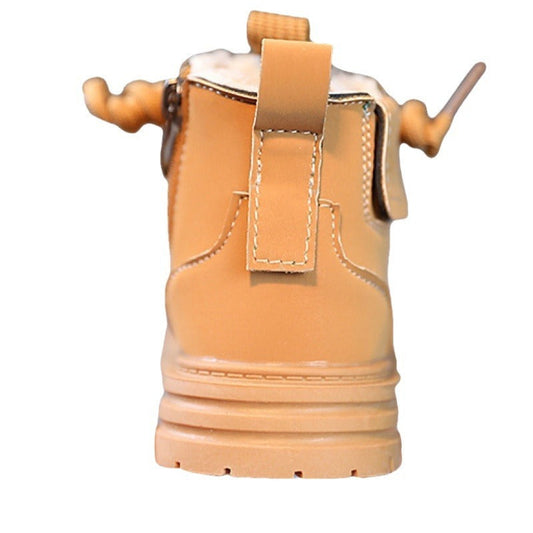 Alex Baby Soft Bottom Short Boots High-top With Velvet Thermal Cotton