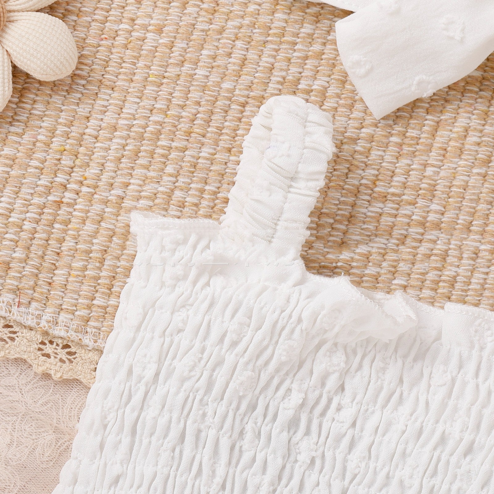 Sleeveless Jumpsuit Going Out Rompers Hair Band Set - GuGuTon baby store - Baby Fashion - Toddlers Outfits - Babies Outfits - Toddler Clothes - Kids Clothing - Newborn Clothes - Newborn Wear - Kids Wear - Trending Clothes - Trending Outfits - Fall Fashion - Winter Fashion - Girls Clothes - Boys Clothes - Babies Wear - Kids Accessories - KidsWear - Summer Clothes - Summer Fashion - Summer Trend - Falls Sweaters - Tops - Bottom - Jeans - Blouse - Dresses - Newborn Dresses - Toys