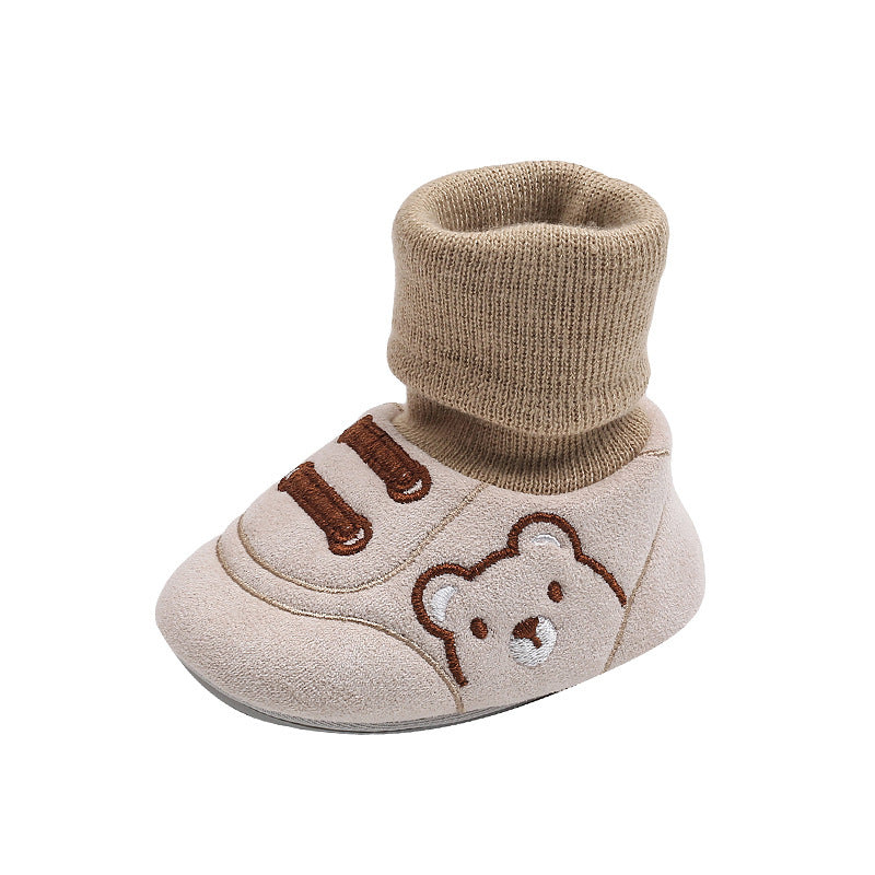 Angel Baby Cloth Shoes Simple Baby Indoor Non-slip Toddler Shoes
