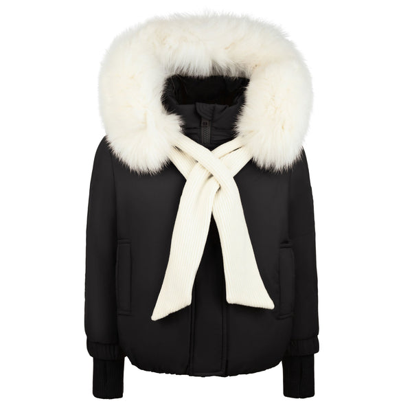 Macys Girls Black/Ivory Shawl Jacket