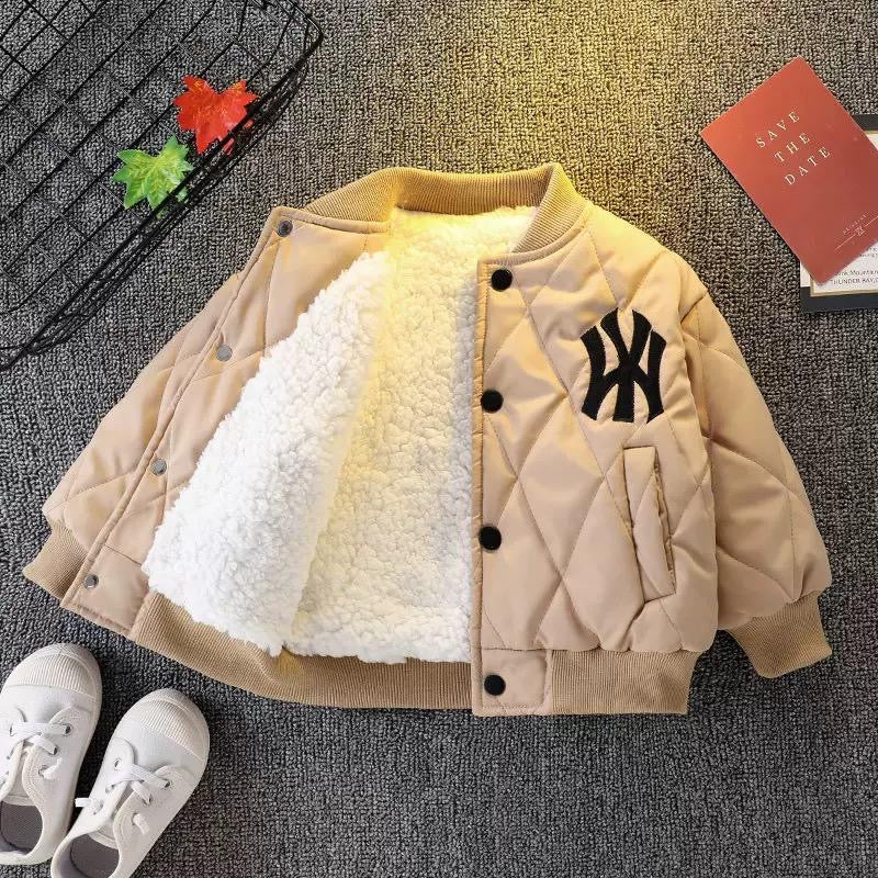 AURORE LUXURE -BOYS WINTER BASEBALL JACKET