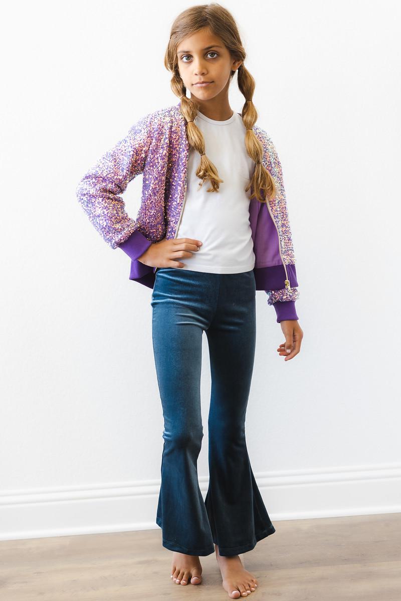 Esthel Purple Sequin Jacket