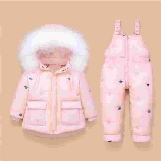 Eiline Baby Winter Down Jacket Set - Two-Piece Outfit