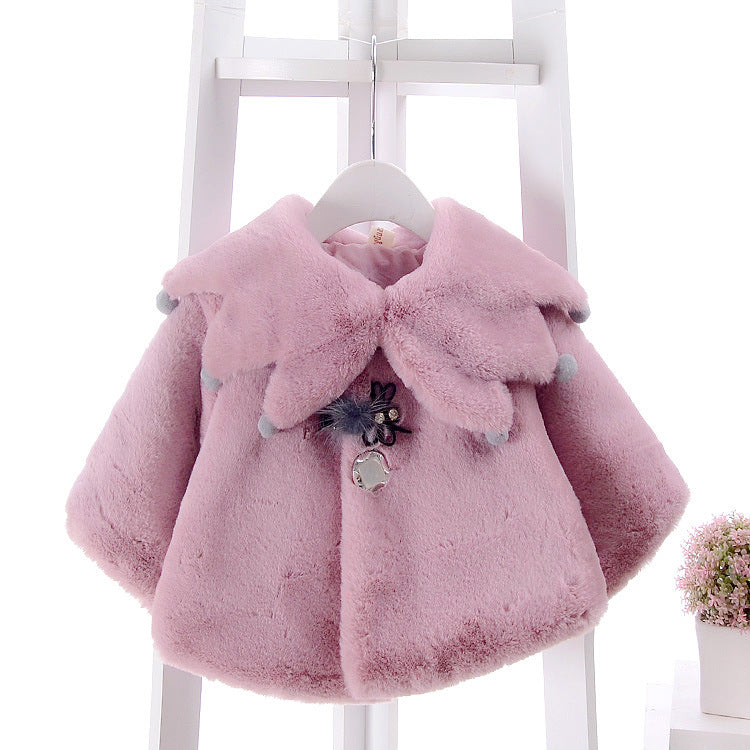 Amelia Children's  Wear Baby Heavy Cape Baby Cape Coat