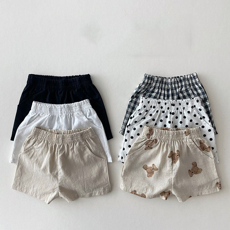 Isaac Ins Baby Loose Thin Cotton And Linen Shorts Childish Style - GuGuTon baby store - Baby Fashion - Toddlers Outfits - Babies Outfits - Toddler Clothes - Kids Clothing - Newborn Clothes - Newborn Wear - Kids Wear - Trending Clothes - Trending Outfits - Fall Fashion - Winter Fashion - Girls Clothes - Boys Clothes - Babies Wear - Kids Accessories - KidsWear - Summer Clothes - Summer Fashion - Summer Trend - Falls Sweaters - Tops - Bottom - Jeans - Blouse - Dresses - Newborn Dresses - Toys